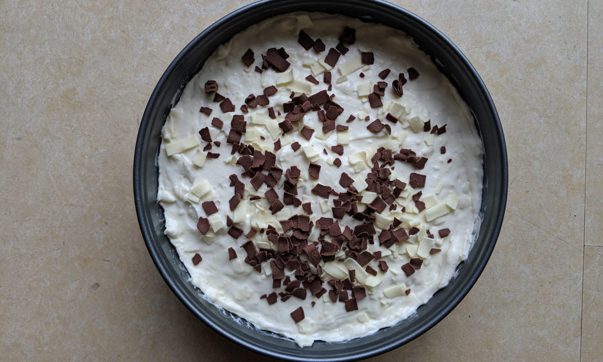 No Bake Witte chocoladecheesecake met bastogne en philadelphia